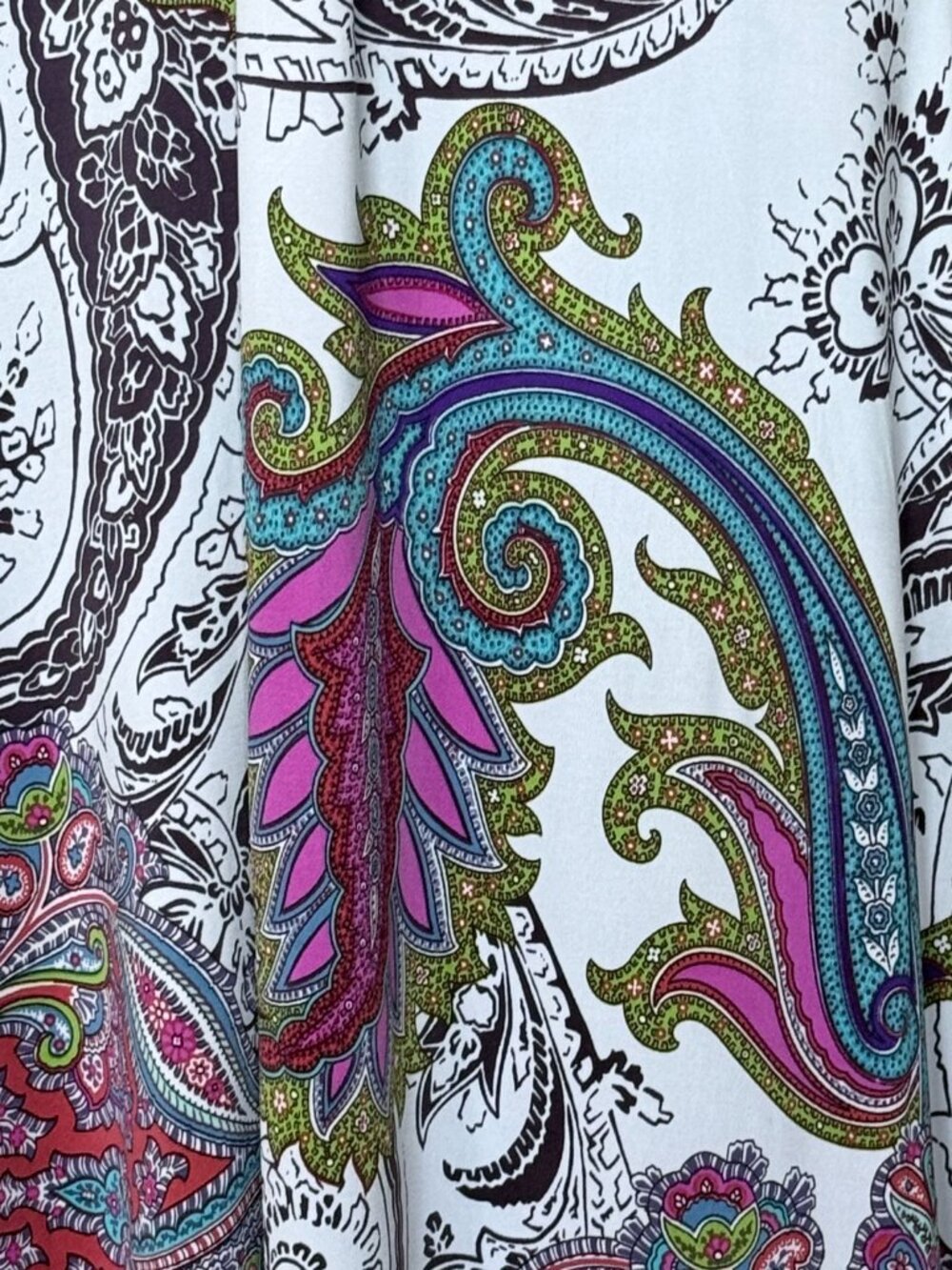 🌈 Veronica M Vibrant Paisley Halter Maxi Dress 🌈 - Picture 6 of 9